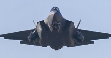 An F-35A Joint Strike Fighter from No.3 Squadron at RAAF Base Richmond. Photo by Sergeant Christopher Dickson.