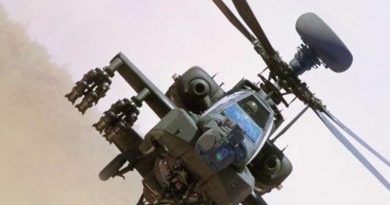 AH-64E Apache fitted with AN/APG-78 LONGBOW fire-control radar – doubled its range without any hardware changes. Photo supplied.