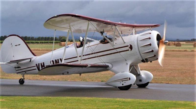 Air Force Cadets from Adelaide’s southern squadrons enjoyed a Pilot Experience flight in a classic Waco biplane. Image by FLTLT(AAFC) Ian Harlow, 906 Aviation Training Squadron