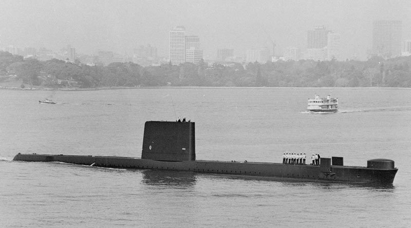 HMAS Otama in Sydney Harbour. Photo by Marius Bar Toulon.