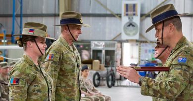 Major General Susan Coyle takes command of Joint Task Force 633 in the Middle East.