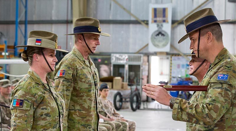 Major General Susan Coyle takes command of Joint Task Force 633 in the Middle East.