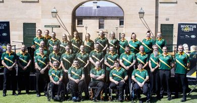 The 2020 Australian Invictus Games team at the team announcement, Victoria Barracks, NSW. Photo by Leading Seaman Jayson Tufrey.