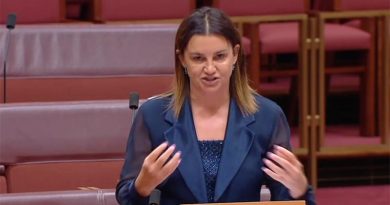 Senator Jacqui Lambie speaking in the Senate, 11 January 2020.