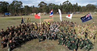 Australian and international participants at AASAM 2013. Photo by Sergeant John Waddell.