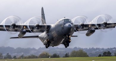 Royal New Zealand Air Force C-130H Hercules aircraft are transporting vital emergency supplies to Fiji and Vanuatu following Tropical Cyclone Harold. NZDF photo.