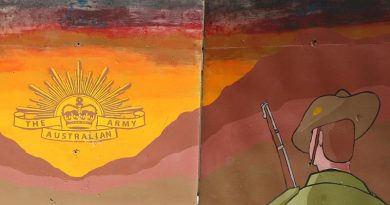 T-wall art at Tarin Kot, Afghanistan.
