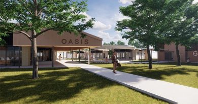 The Oasis Townsville, veteran wellbeing centre artist's impression.