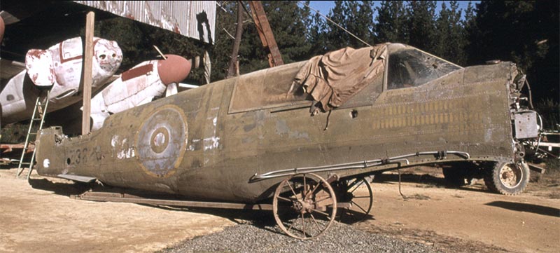 A Lockheed Hudson bomber rolled out of John Smith's shed. Courtesy Omaka Aviation Heritage Centre.