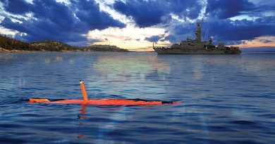 AUV62-AT ant-submarine warfare trainer. Saab image.