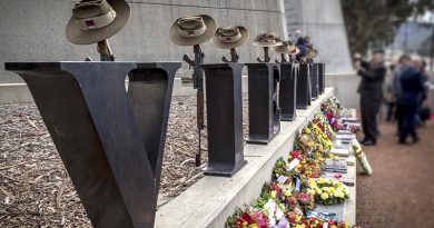 Vietnam Veterans' Day held at the Vietnam Memorial in Canberra. Photo by Leading Seaman Nadav Harel.