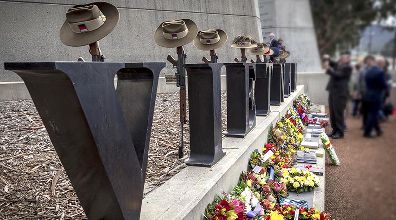 Vietnam Veterans' Day held at the Vietnam Memorial in Canberra. Photo by Leading Seaman Nadav Harel.