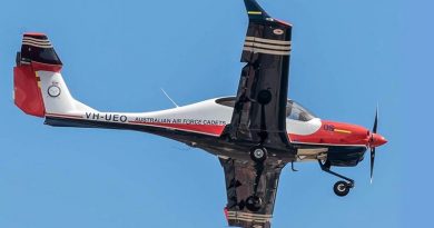 DA40 NG ‘VH-UEO’ on final approach to Essendon Airport to refuel on 10 September 2020. Photo credited to CPL(AAFC) Edward Vincent of EFTS and aircraft spotters group at Essendon Airport.