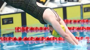 Captain Ruth Hunt in action at the Invictus Games in Sydney. Photo by Brian Hartigan