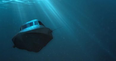 An artist's impression of the VICTA surface-submersible watercraft in action. Supplied.