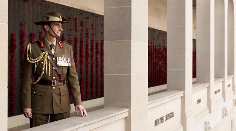 Chief of the Defence Force General Angus Campbell at the Australian War Memorial. Photo: Jay Cronan