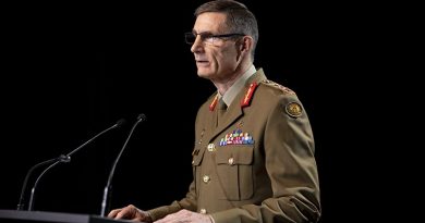 Chief of the Defence Force General Angus Campbell announces the findings of the Inspector-General of the Australian Defence Force Afghanistan Inquiry at Russell Offices in Canberra. Photo by Jay Cronan.