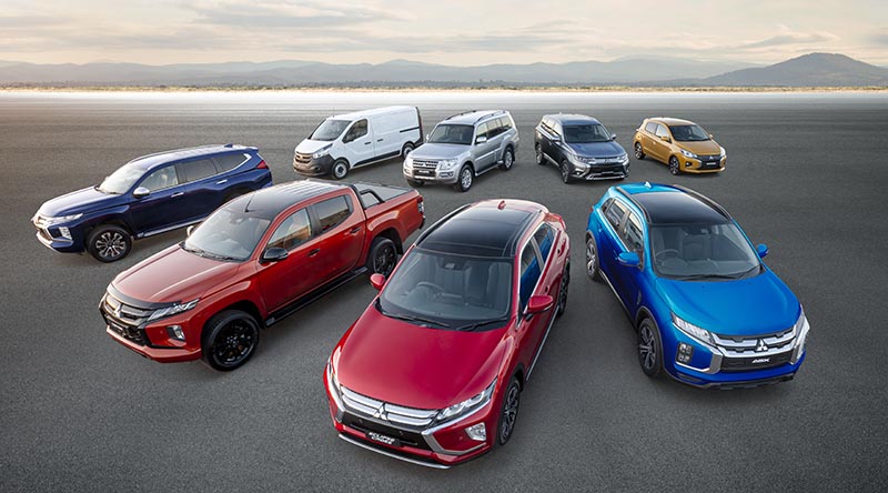 Mitsubishi Motors Australia range