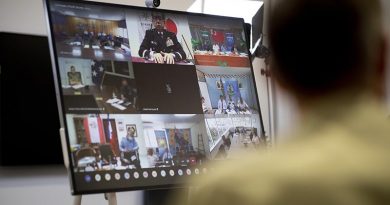 Security leaders from 24 nations and territories and five regional bodies attended the Joint Heads of Pacific Security event 2020 – a pandemic-forced virtual meeting to discuss security affects of COVID-19. Photo by Jay Cronan.