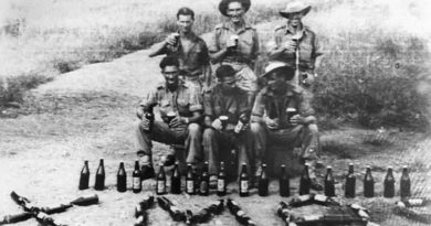 Aussie soldiers in New Guinea during World War II