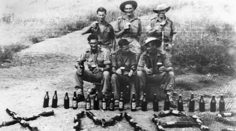 Aussie soldiers in New Guinea during World War II