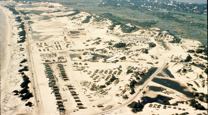 1ATF logistics base at Vung Tau, 3 November 1966. US Army photo.