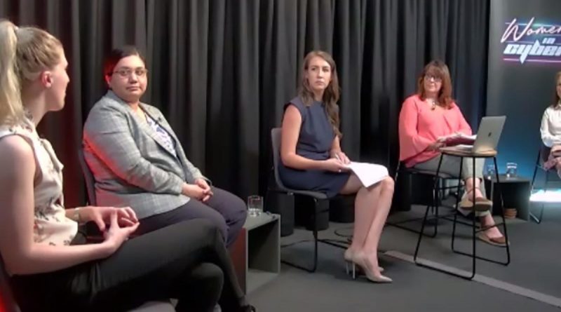 A panel discussion formed part of the Women in Cyber event held last month.