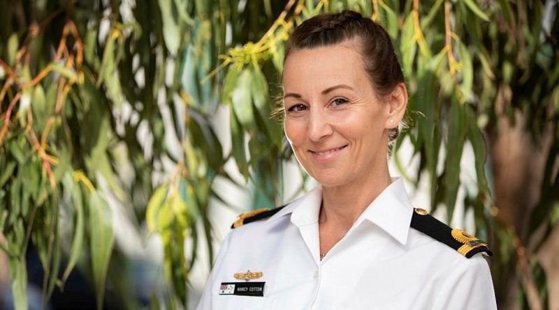 Sub-Lieutenant Nancy Cotton at Russell Offices in Canberra, ACT. Photo by Petty Officer Lee-Anne Cooper.