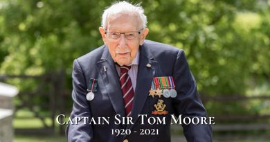 Captain Sir Tom Moore – 1920-2021 – RIP