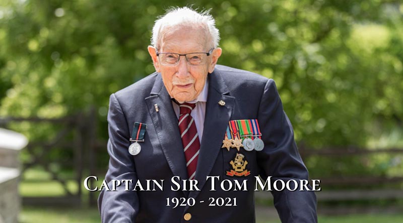 Captain Sir Tom Moore – 1920-2021 – RIP