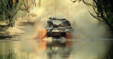 Leopard tank. Photo by Corporal Jason Logue.