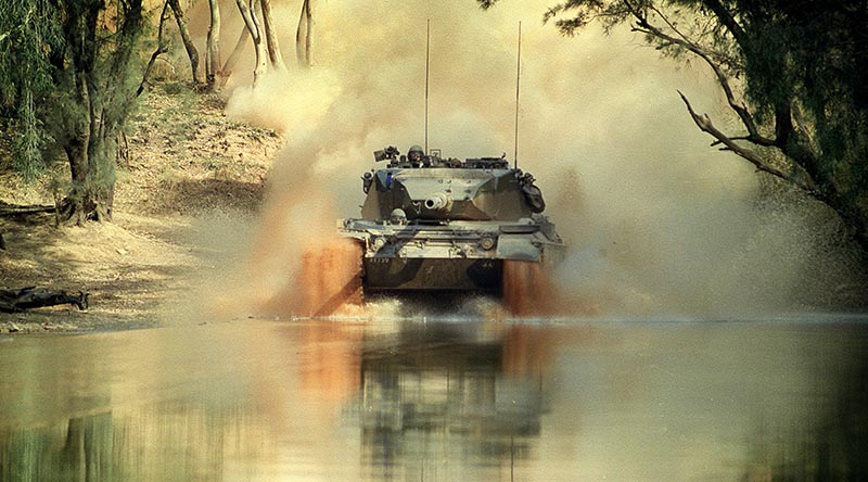 Leopard tank. Photo by Corporal Jason Logue.