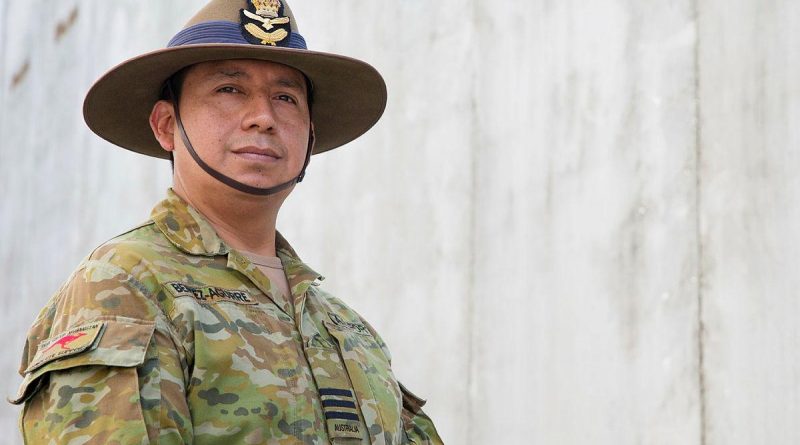 Wing Commander Ivan Benitez-Aguirre at Headquarters Resolute Support in Kabul, Afghanistan in 2018. Photo by Sergeant Mark Doran.