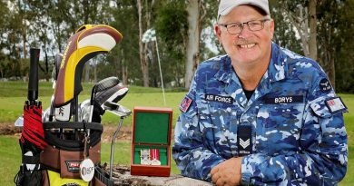 Senior Air Force Imagery Specialist Sergeant Pete Borys, from No. 464 Squadron RAAF Base Amberley Detachment, has clocked up 40 years’ service in the ADF. Photo by Corporal Nicci Freeman.