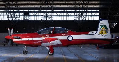 One of eight PC-9A aircraft for sale by on-line auction, with no reserve. Photo supplied.