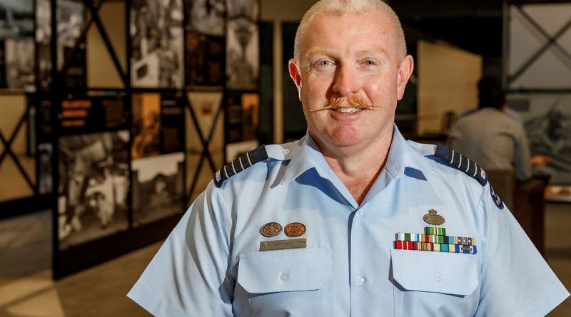 Officer Commanding No. 44 Wing Group Captain Robert Graham has been inducted into the Australian Air Force Cadets' Hall of Fame. Photo by Corporal Craig Barrett.