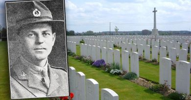 The last resting place of New Zealand infantry Captain Ernest Charles Parry – Dochy Farm New British Cemetery, Belgium.