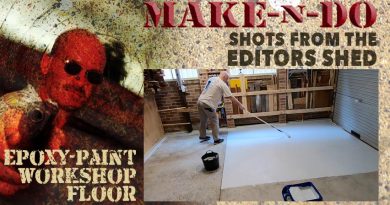 Epoxy-painting my workshop floor