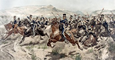 The Charge of the Light Brigade by Richard Caton Woodville Jr, oil on canvas, 1894.