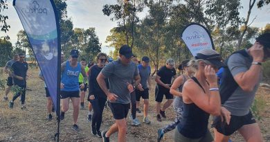 Participants at the inaugural Puckapunyal parkrun at the Puckpunyal Military Area, Victoria. Story by Major Carrie Robards.