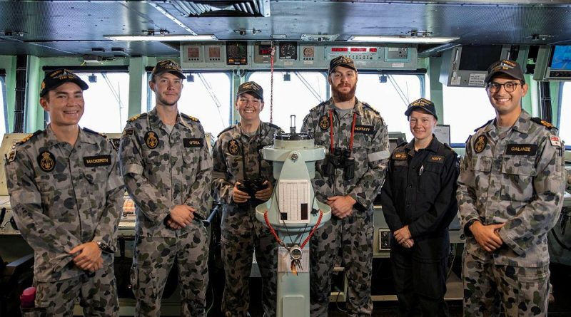 Officers of the watch in HMAS Anzac have completed their first multinational exercises. Story by Lieutenant Geoff Long.