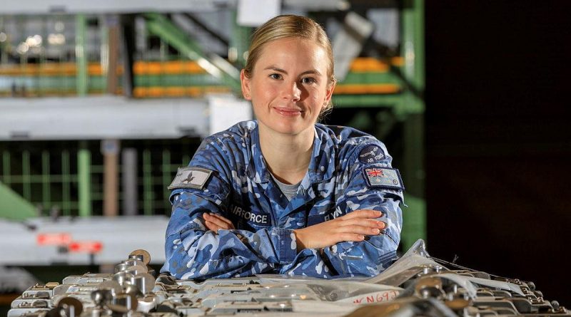 Flight Lieutenant Kaitlin Flynn, of No. 88 Squadron at RAAF Base Williamtown, is an armament engineer. Story by Corporal Veronica O’Hara. Photo by Sergeant David Gibbs.