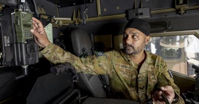 Corporal Jaspreet Shah was awarded a Gold Commendation for his work on an interim communications solution for the Land 121 vehicle fleet at Lavarack Barracks. Story by Captain Diana Jennings. Photo by Corporal Brodie Cross.