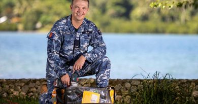 Leading Aircraftman Joseph Swain is on deployment alongside Australian Army personnel in Vanuatu installing off-grid solar panel systems to power radios in remote locations. Story and photo by Corporal Olivia Cameron.