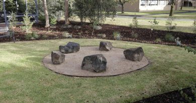 The circular space at the heart of the yarning circle at RAAF Base Williams in Laverton, Victoria, was designed to break down hierarchies and encourage respectful interactions. Story by Flight Lieutenant Julia Ravell.