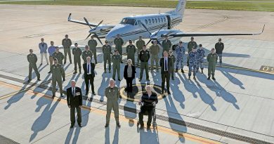 Former commanders and No. 32 Squadron members celebrated the 32nd birthday of the squadron's re-formation at RAAF Base East Sale. Story by Flight Lieutenant Julia Ravell. Photo by Petty Officer Rick Prideaux.