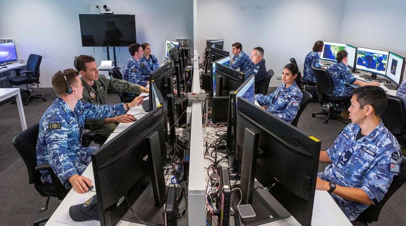 Air Force members of Distributed Ground Station – Australia at work in the lead-up to last year’s virtual Exercise Coalition Virtual Flag. Artificial intelligence is set to help intelligence analysts. Story by David Kilmartin. Photo by Leading Aircraftwoman Jacqueline Forrester.