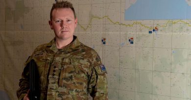 Legal Officer Captain Geoff Rossiter, of 4 Brigade, will run in the 2021 Melbourne Marathon. Story by Captain Kristen Cleland. Photo by Private Michael Currie.