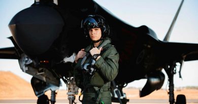 Pilot Officer Dirk was one of the pilots who completed the first operational conversion course conducted in Australia for the F-35A Lightning II during Exercise Rogue Ambush. Story by Flying Officer Bronwyn Marchant. Photo by Leading Aircraftman Adam Abela.