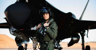 Pilot Officer Dirk was one of the pilots who completed the first operational conversion course conducted in Australia for the F-35A Lightning II during Exercise Rogue Ambush. Story by Flying Officer Bronwyn Marchant. Photo by Leading Aircraftman Adam Abela.
